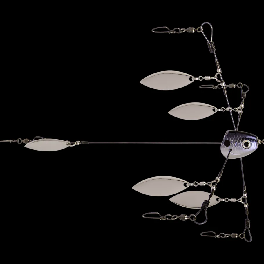 Strike King Bladed Tour Grade Titanium Umbrella Rig| Wire Baits