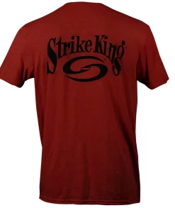 Strike King Short Sleeve Red Shirt| Apparel
