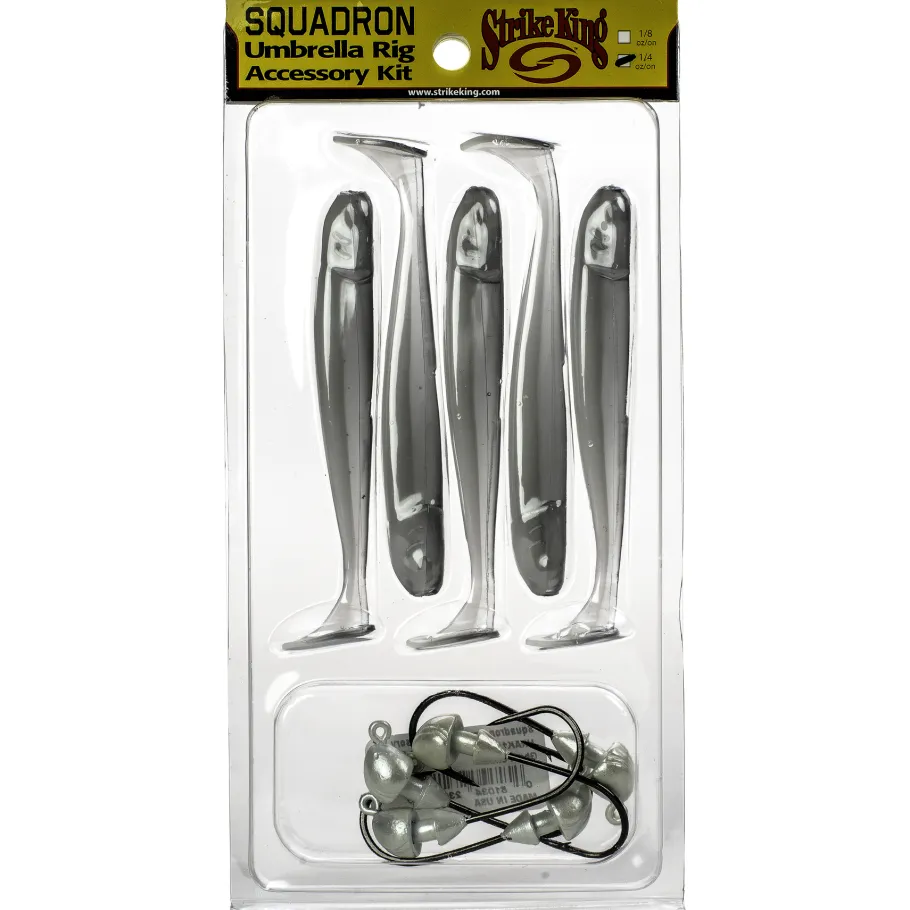 Strike King Squadron Umbrella Rig Accessory Kit 1/4oz| Wire Baits