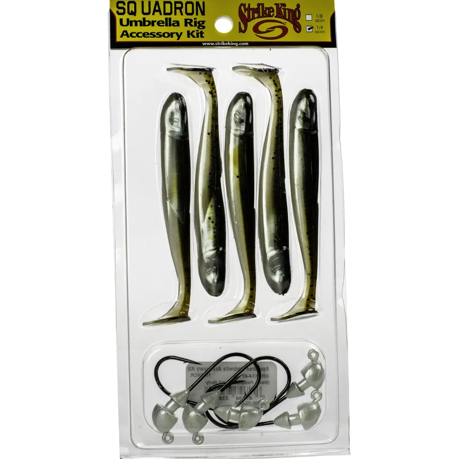 Strike King Squadron Umbrella Rig Accessory Kit 1/4oz| Wire Baits