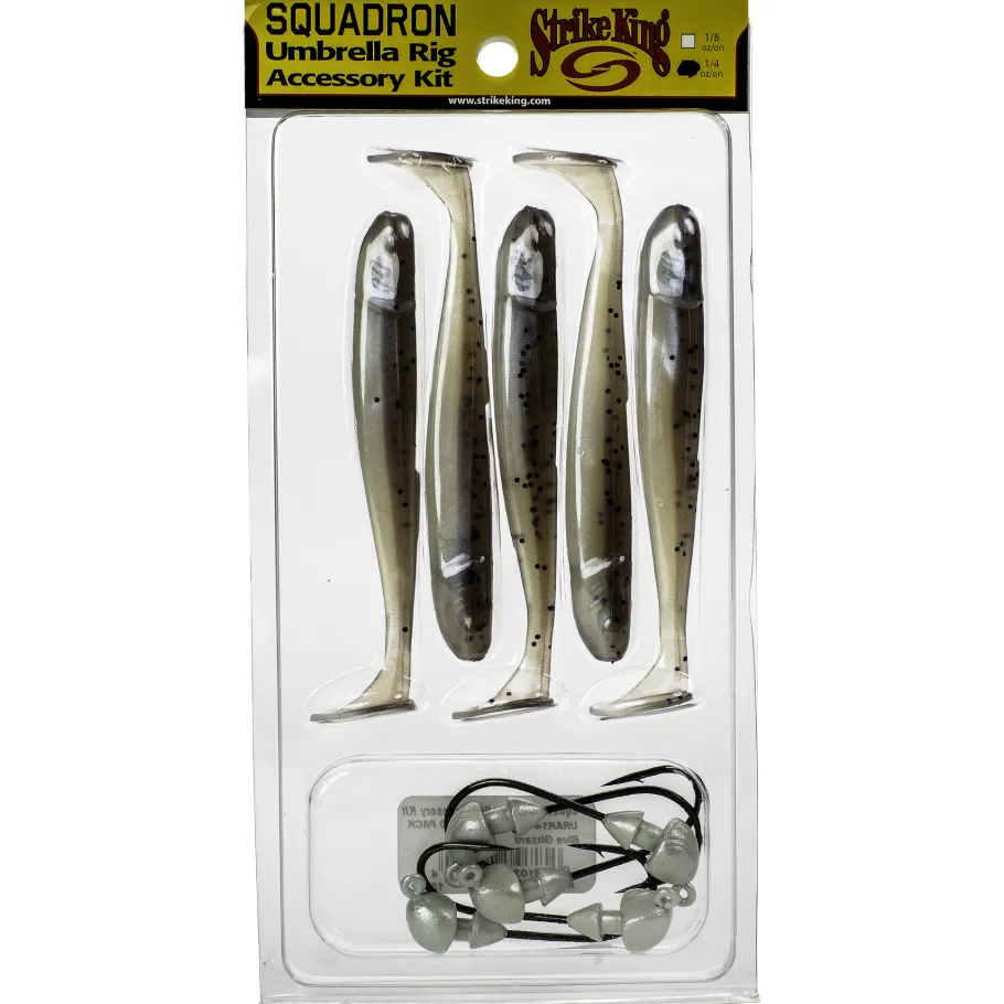 Strike King Squadron Umbrella Rig Accessory Kit 1/4oz| Wire Baits