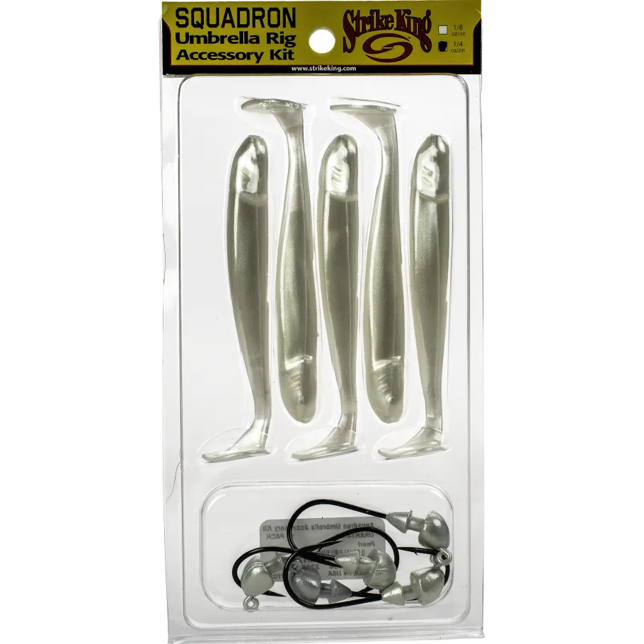 Strike King Squadron Umbrella Rig Accessory Kit 1/4oz| Wire Baits