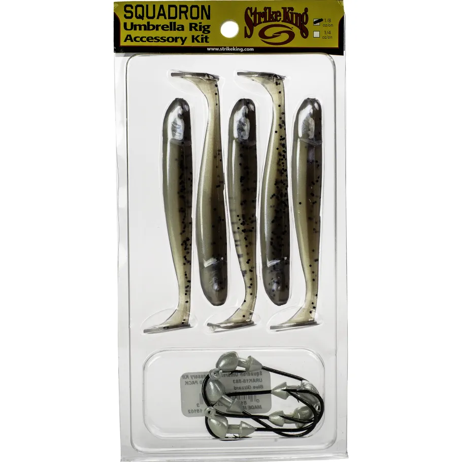 Strike King Squadron Umbrella Rig Accessory Kit 1/8oz| Wire Baits