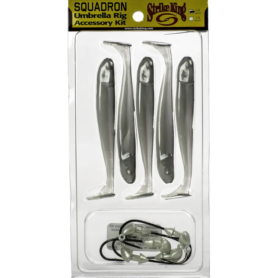 Strike King Squadron Umbrella Rig Accessory Kit 1/8oz| Wire Baits