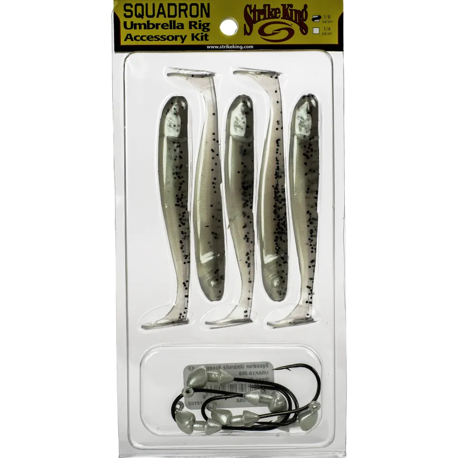 Strike King Squadron Umbrella Rig Accessory Kit 1/8oz| Wire Baits
