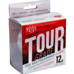Strike King Tour Grade Fluorocarbon 200yd Clear Fishing Line| Fishing Line